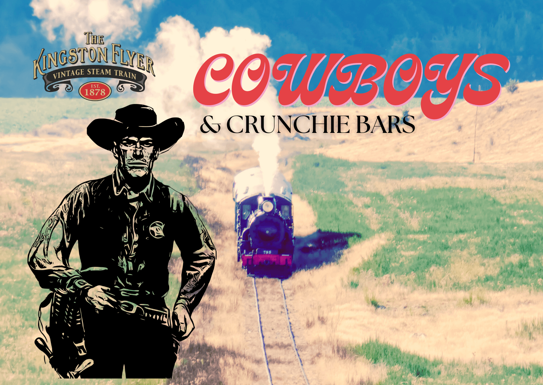 Steam, Style & Picnics: Kingston Flyer's Cowboys & Crunchie Bars New Year's Ride photo 1