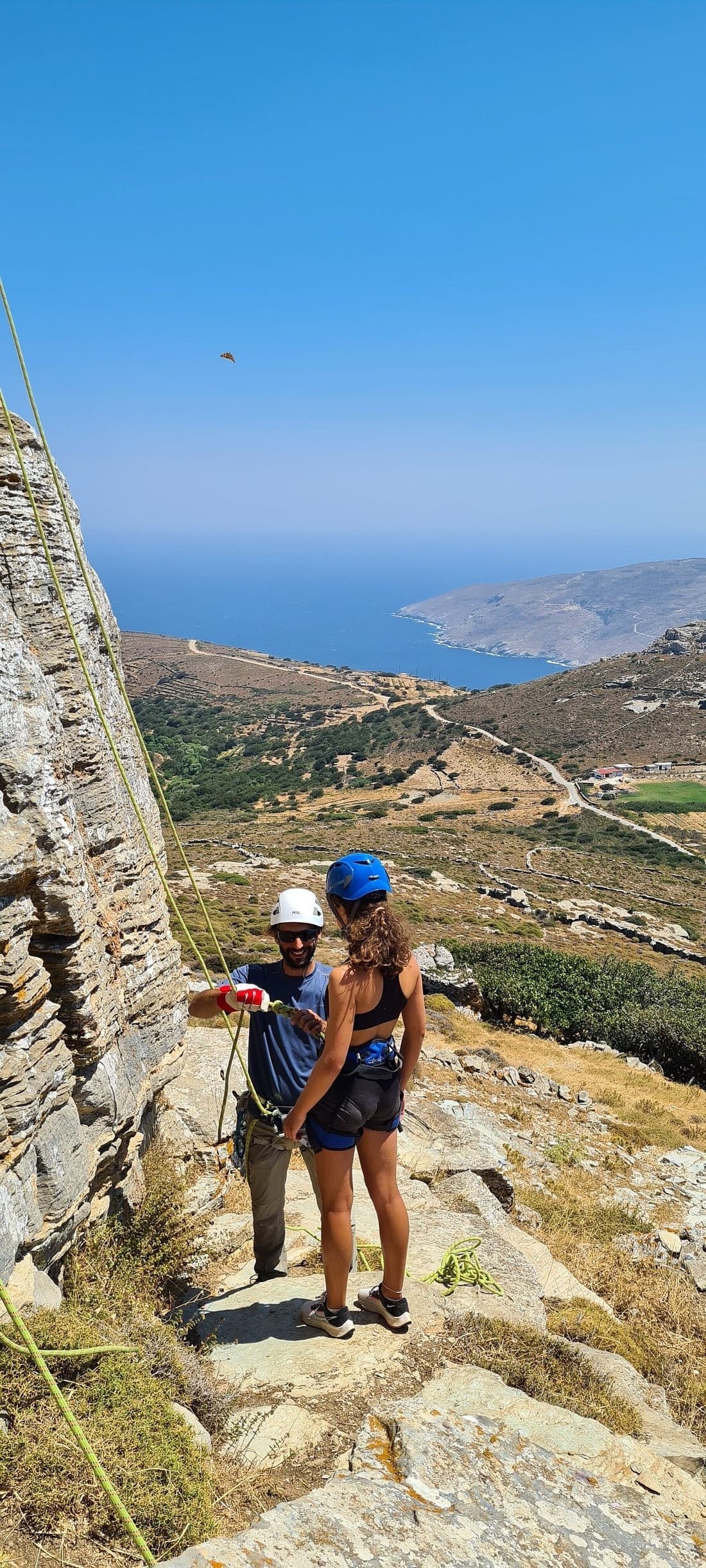 Vouni Cliffs Rock Climbing & Abseiling — 4-Hour Sea-View Adventure on Andros photo 2