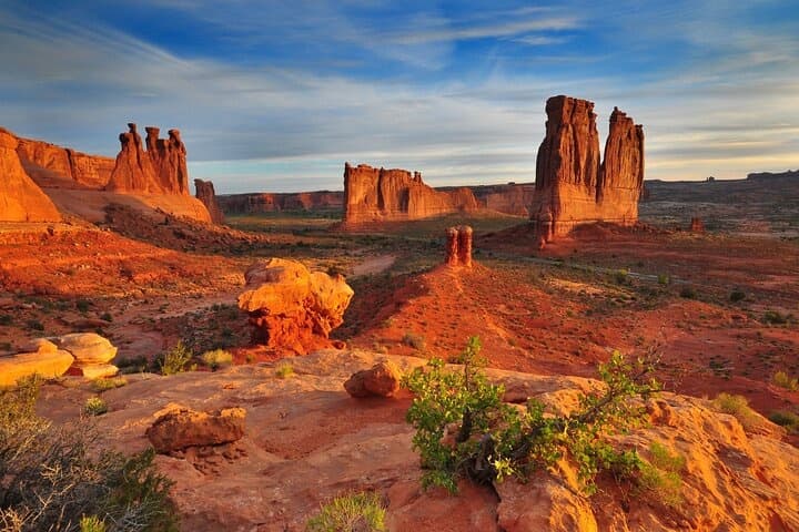 Land Adventures in Arches National Park with Canyonlands by Night & Day