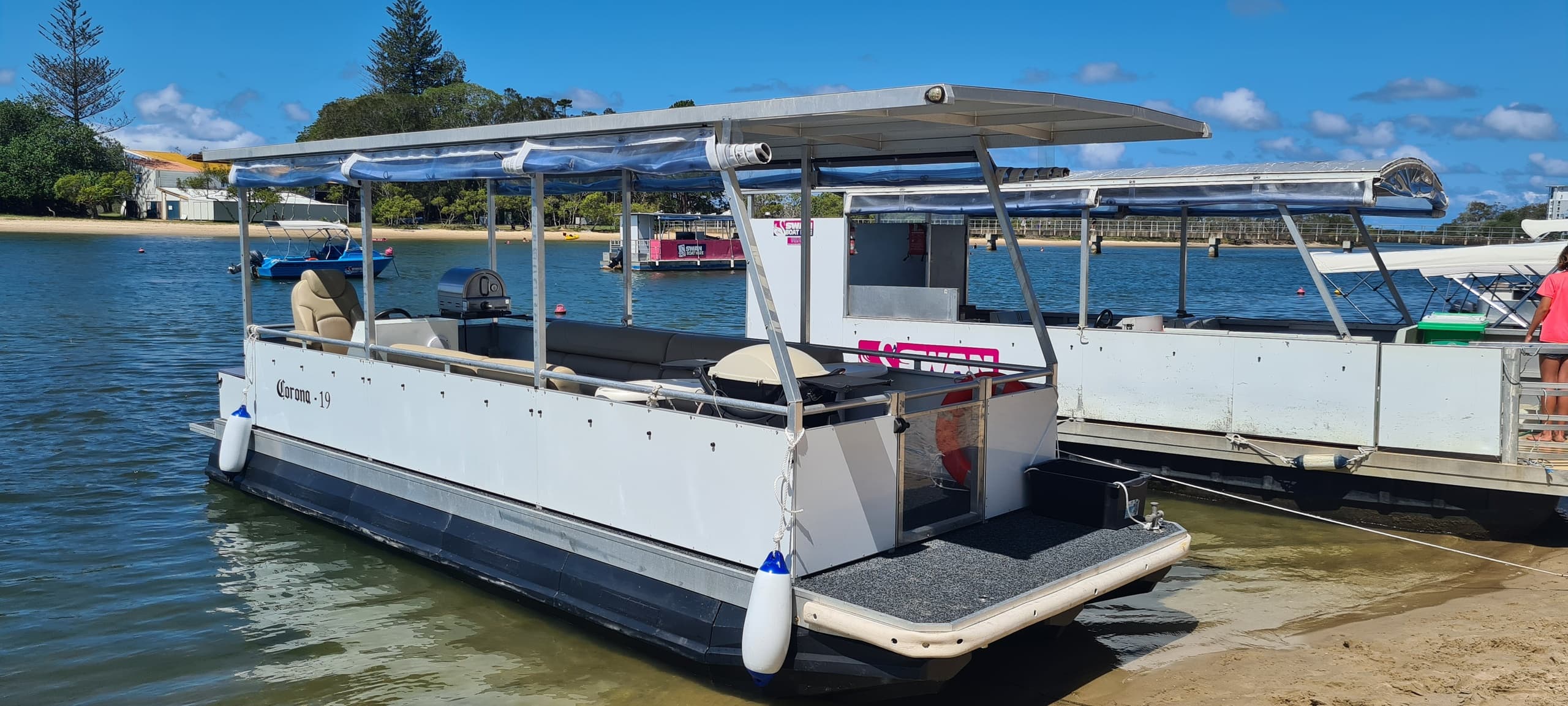 BBQ Cruiser Boat Rental on Maroochy River - Swan Boat Hire