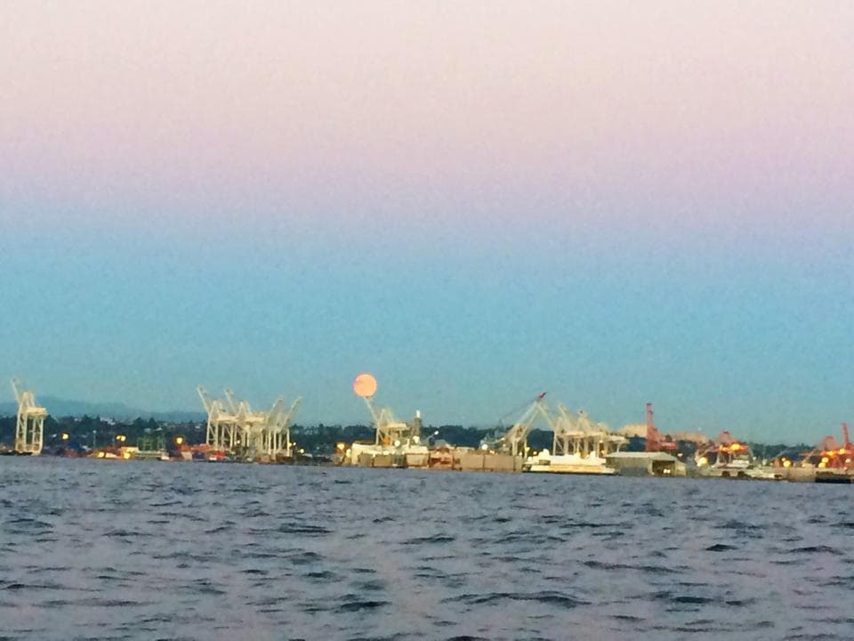 Full Moon Kayak Tour in Seattle’s Elliot Bay