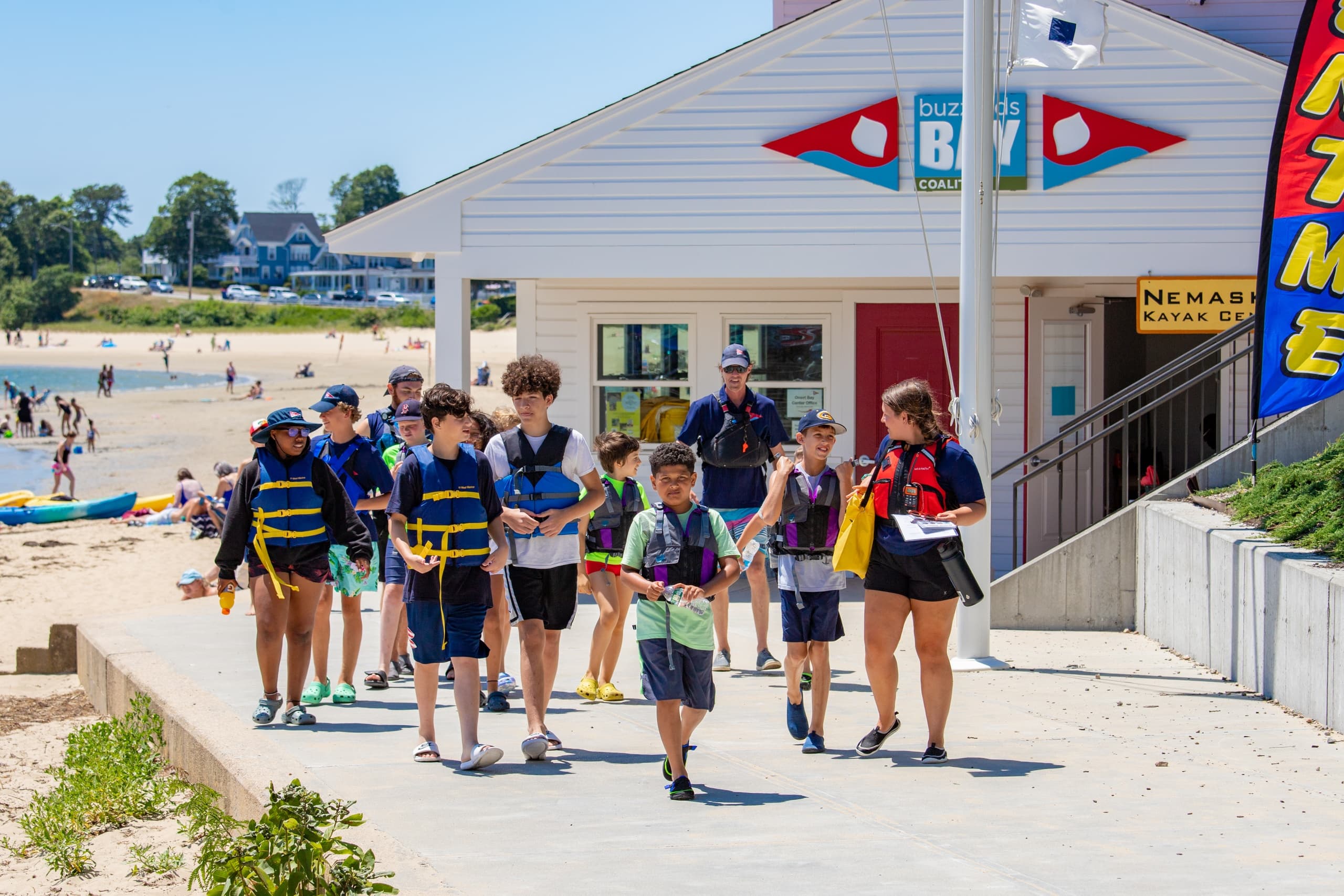 Waterfront Afterschool Training with Buzzards Bay Coalition