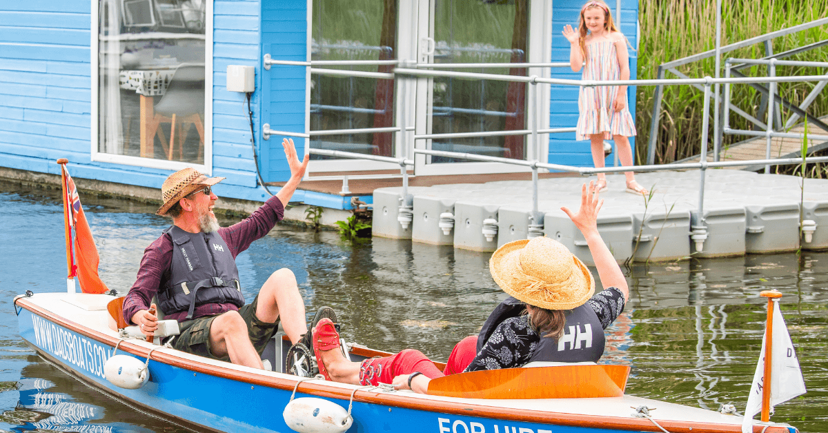 Water Activities & The Pedal Boat on River Waveney