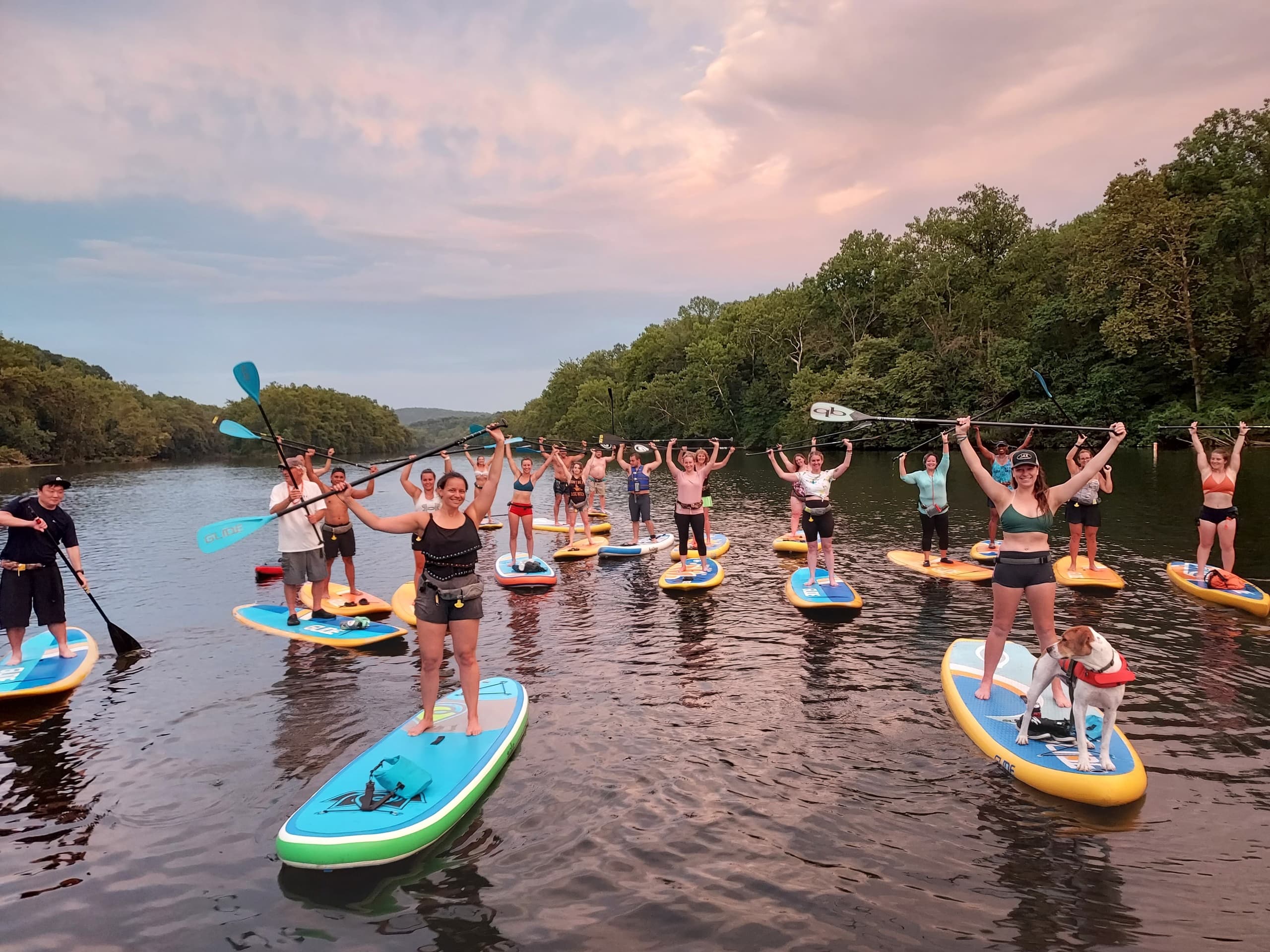 Guided Social Paddle & Intro to SUP on Lehigh River, PA