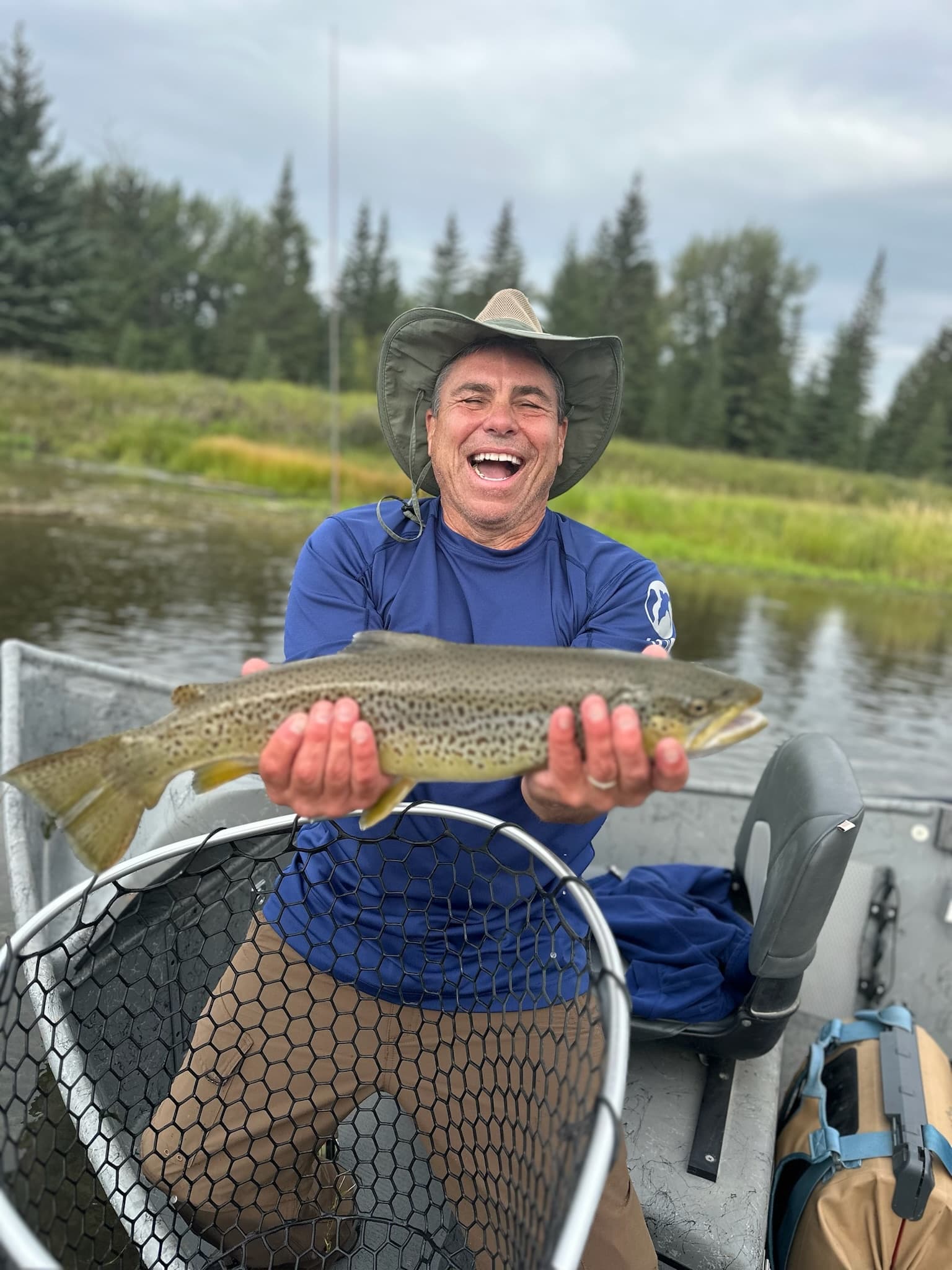 Full-Day Bow River Drift-Boat Fishing with River People Guides photo 1