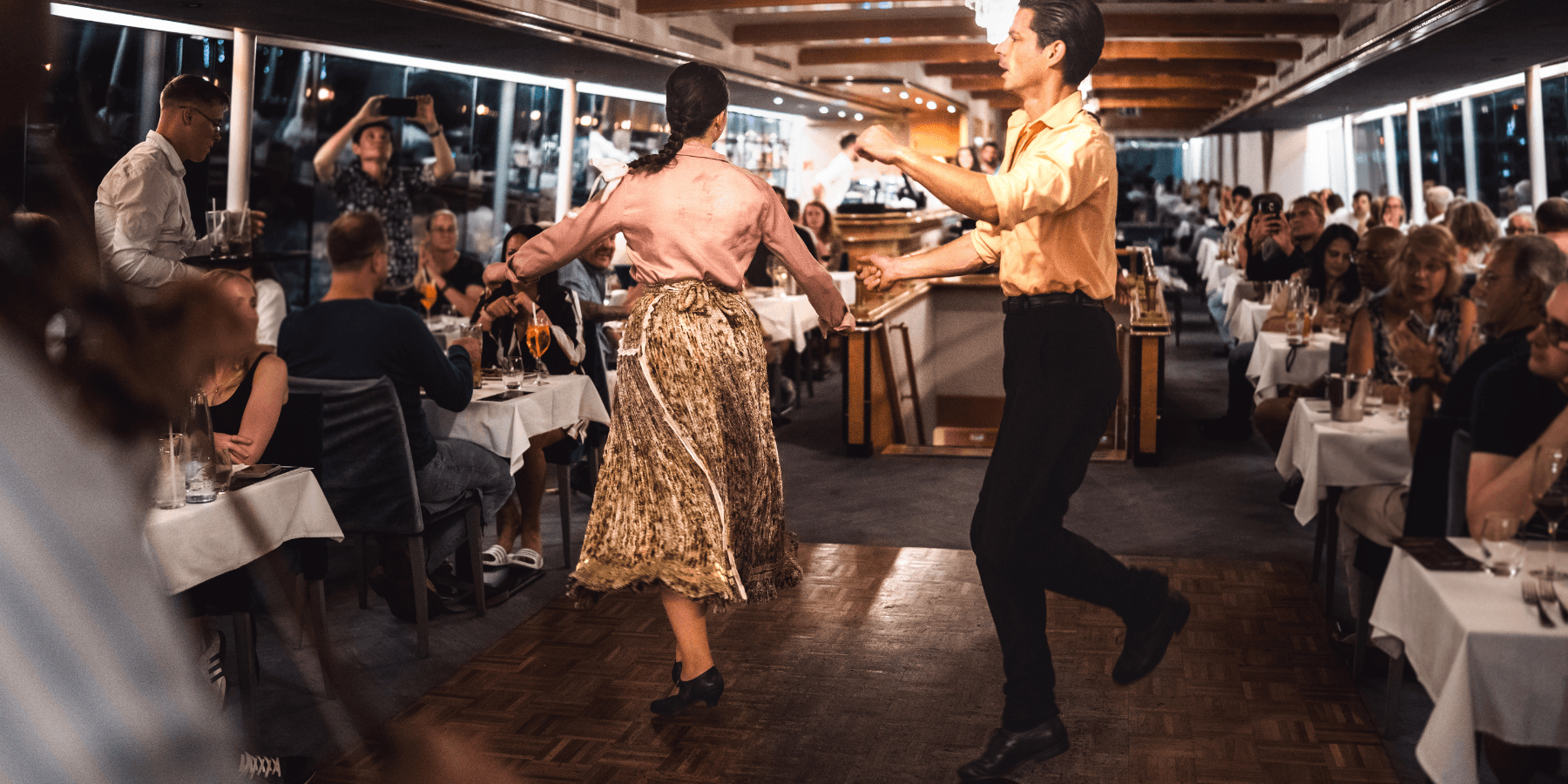 Budapest Danube Dinner Cruise: Sunset Four-Course Meal & Live Folk Music photo 1