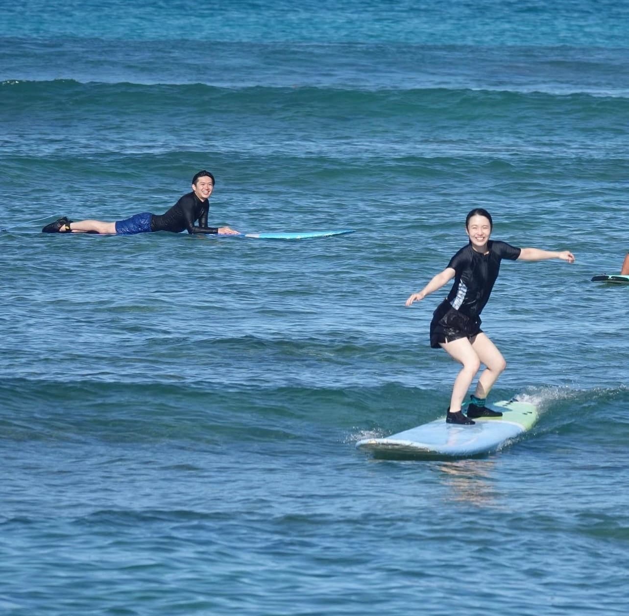 Waikiki Surfing School team