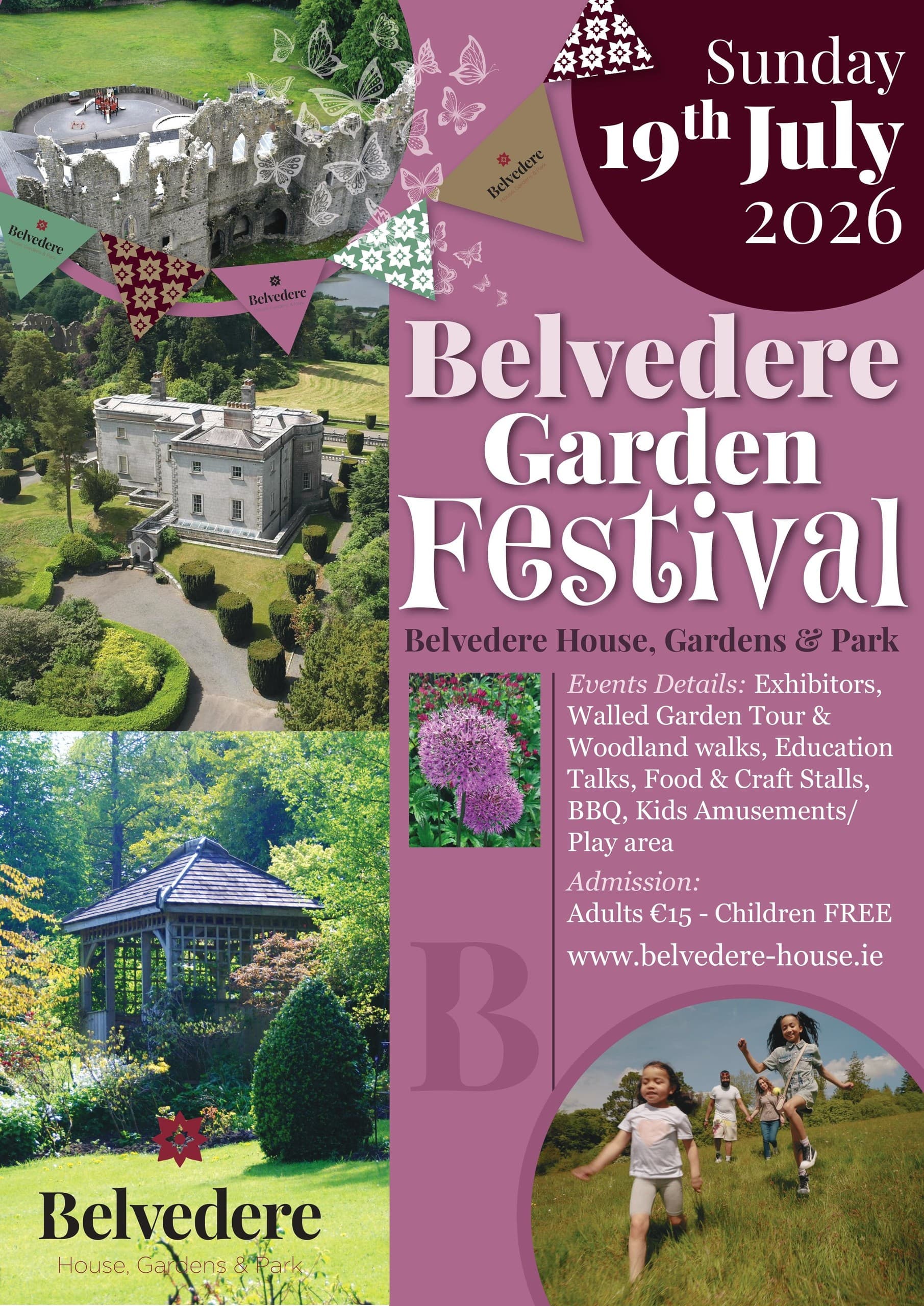 Belvedere Garden Festival 2026: Rare Irish Plants, Live Music & Garden Skills in Mullingar