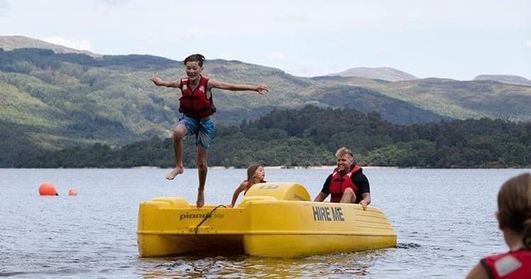 Water Activities & Loch Lomond Leisure: Pedal Boat Adventure