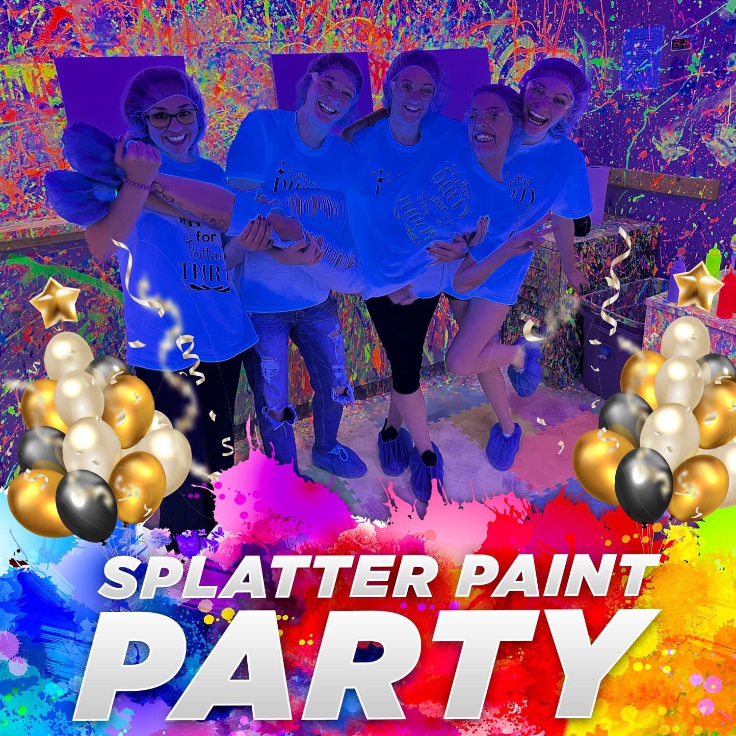Splatter Paint Party in Las Vegas: Creative Fun Indoors