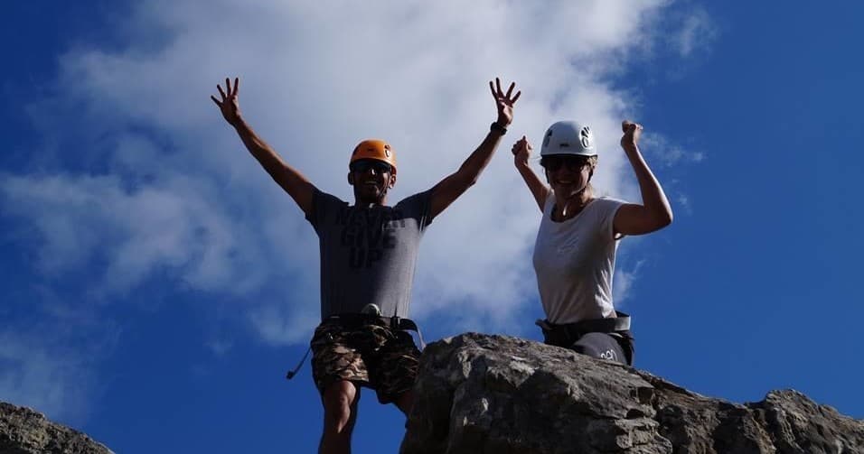 Outdoor Rock Climbing with TNR Outdoors in Nature