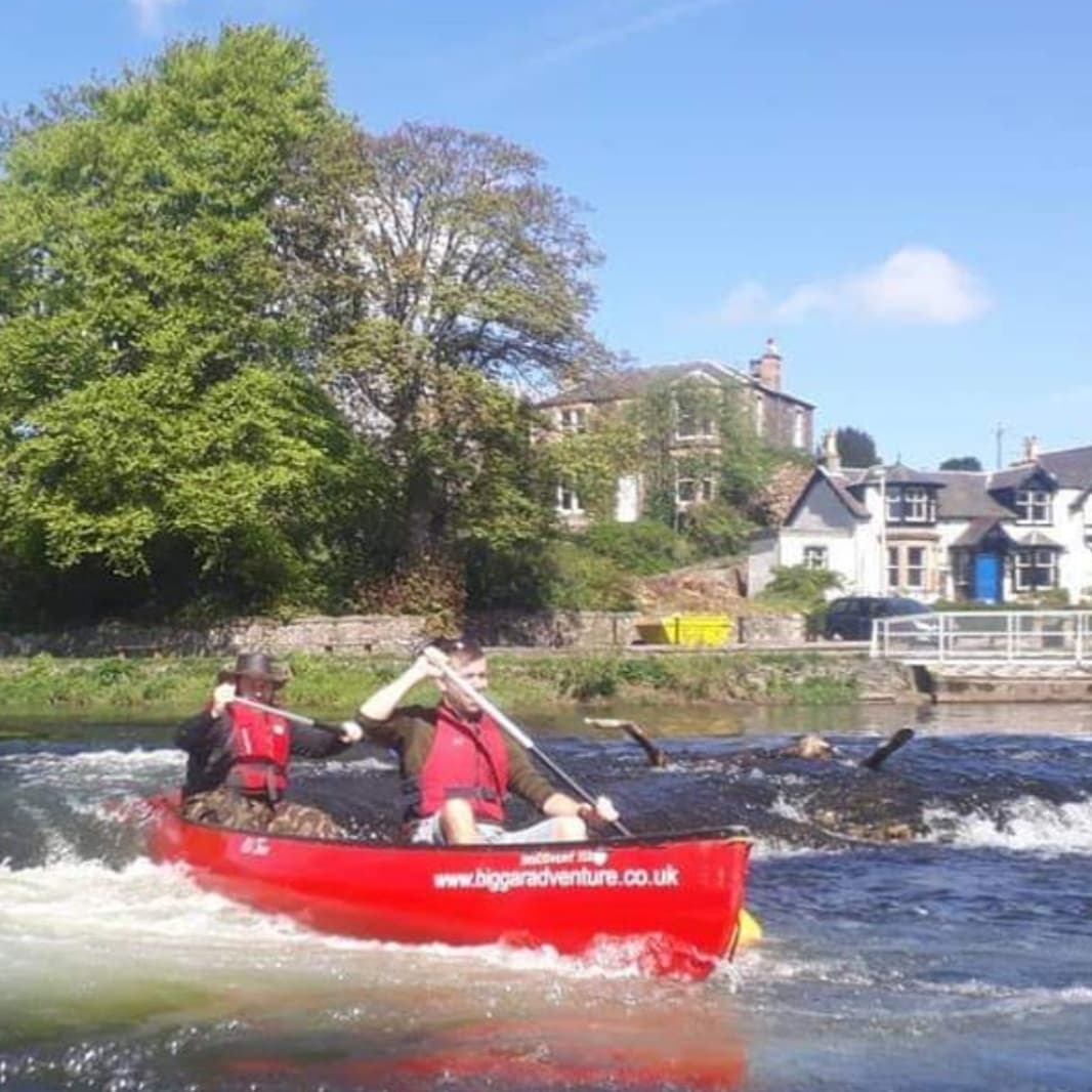 River Tweed Canoeing with Biggar Adventure in Peebles