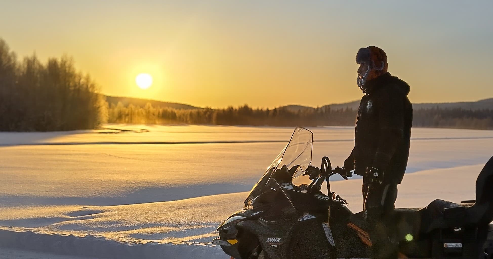 Lapland Snowmobile Adventure with Ice Fishing: Explore Posio’s Frozen Wilderness