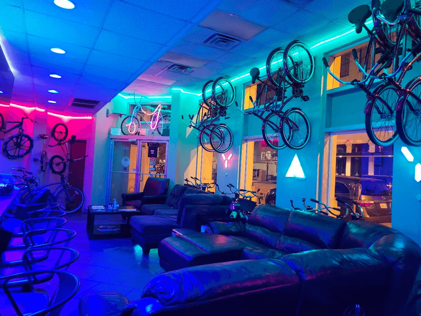 Downtown Baton Rouge Glow Bike Rentals by Geaux Ride