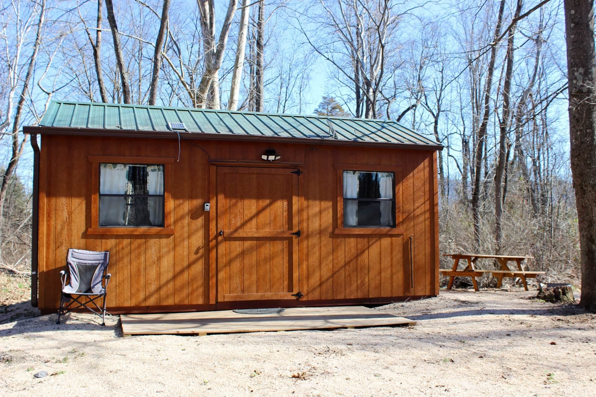 Off-Grid Riverside Camping at Gala Campground’s River Rest Cabin in Virginia