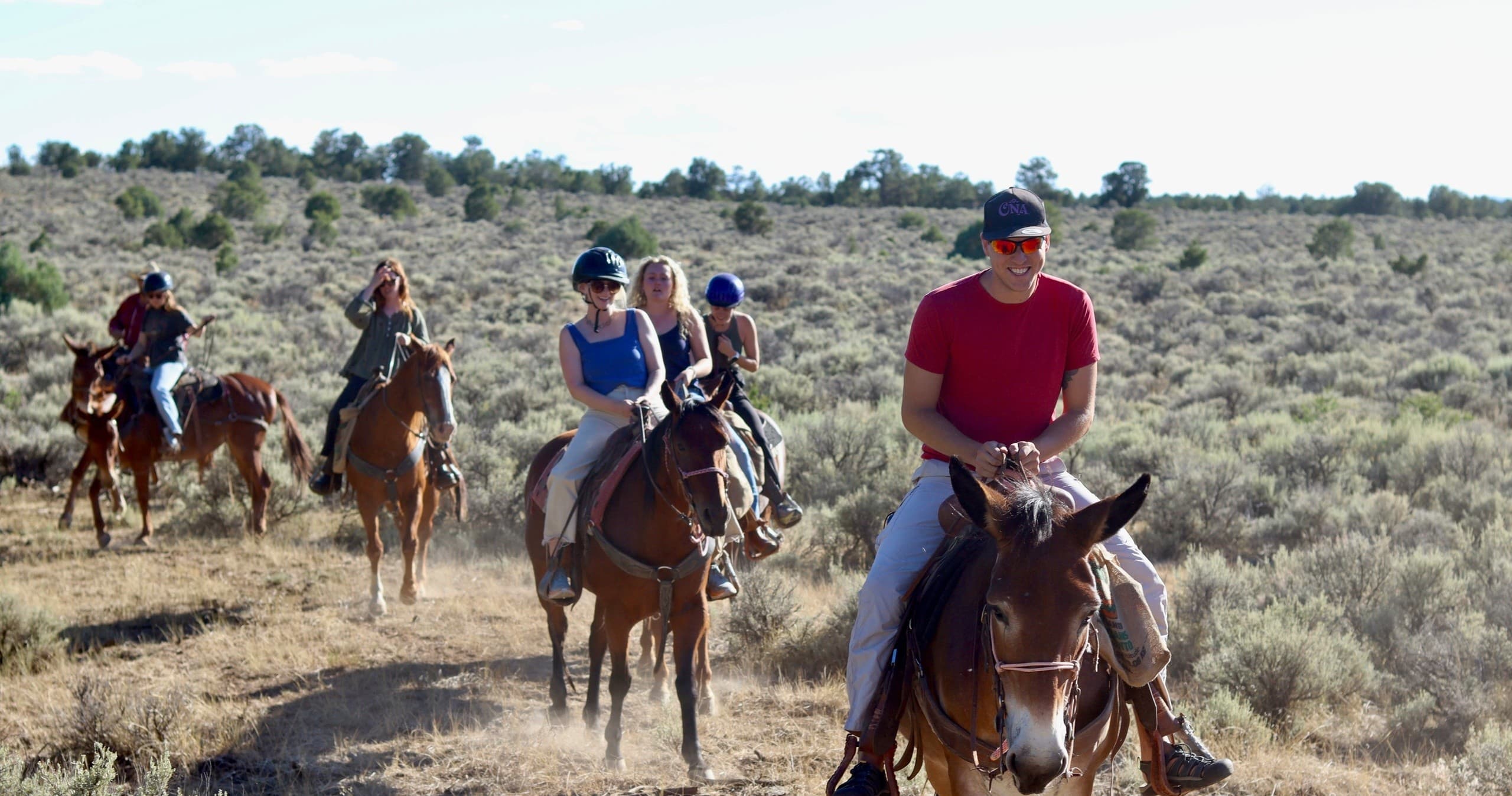 Scenic 3-Hour Morning Horse Ride in Questa, NM