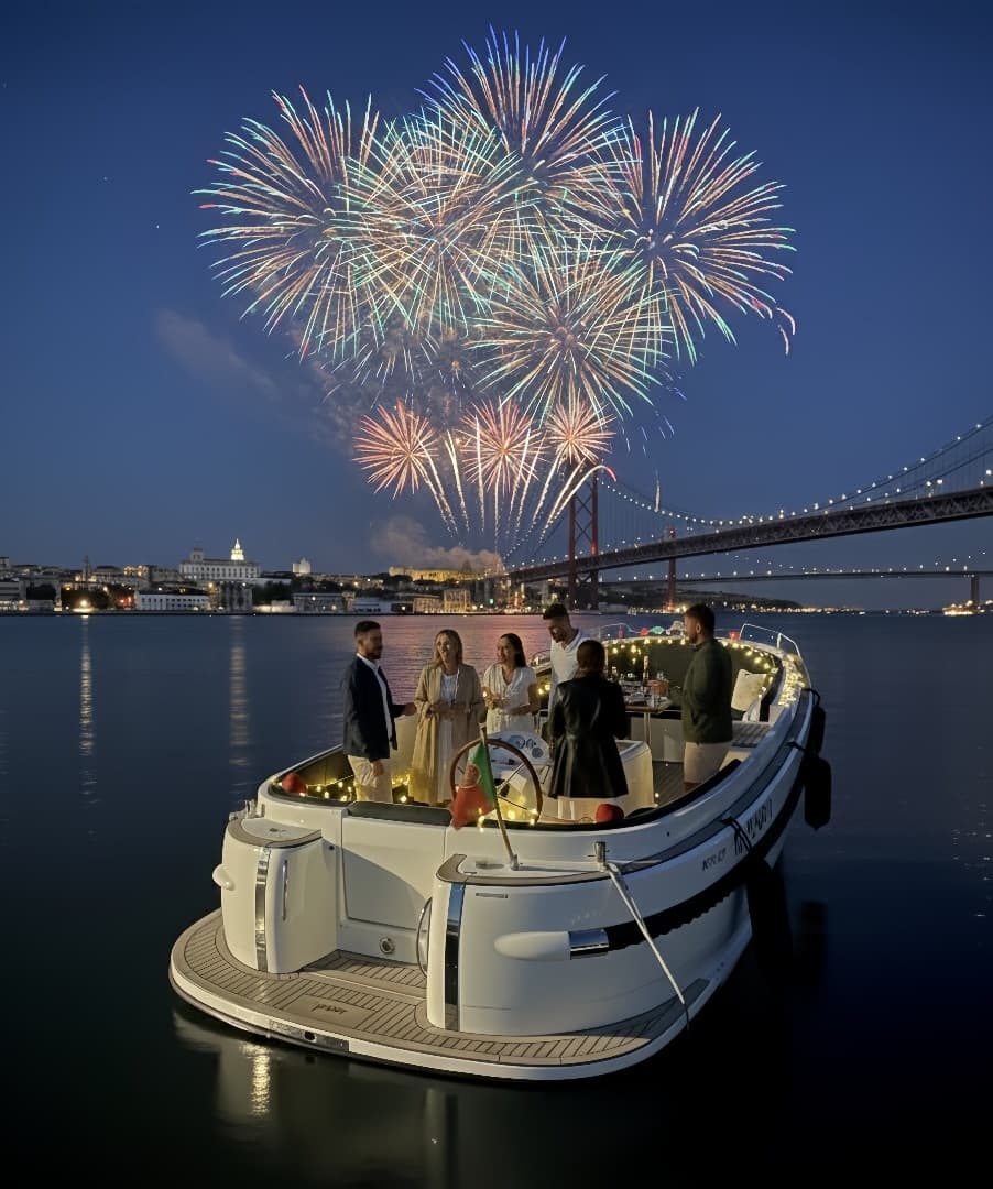 Private New Year's Eve Cruise on Lisbon's Tagus: Open Bar & Midnight Fireworks photo 3