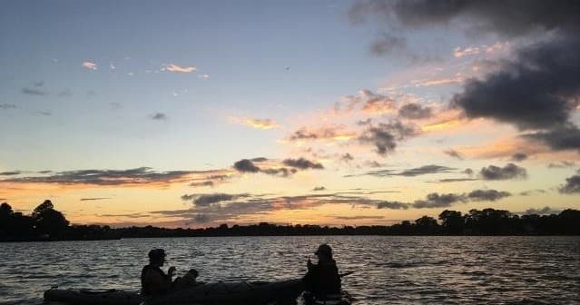 Sunset Kayak Cruise on Lafayette River in Norfolk, VA