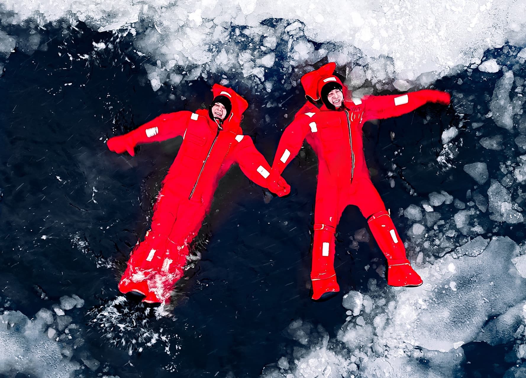 Ice Floating Adventure with Santa Claus Holiday Village