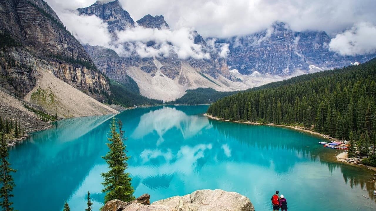 Daytime Moraine Shuttle: Lake Louise & Moraine Lake 2.5‑Hour Stops from Johnston Canyon