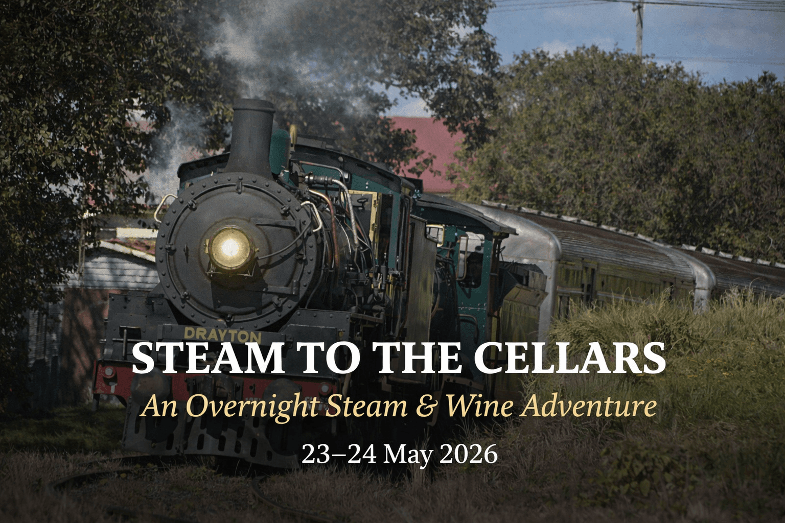 Overnight Steam to the Cellars: Granite Belt Wine & Heritage Journey
