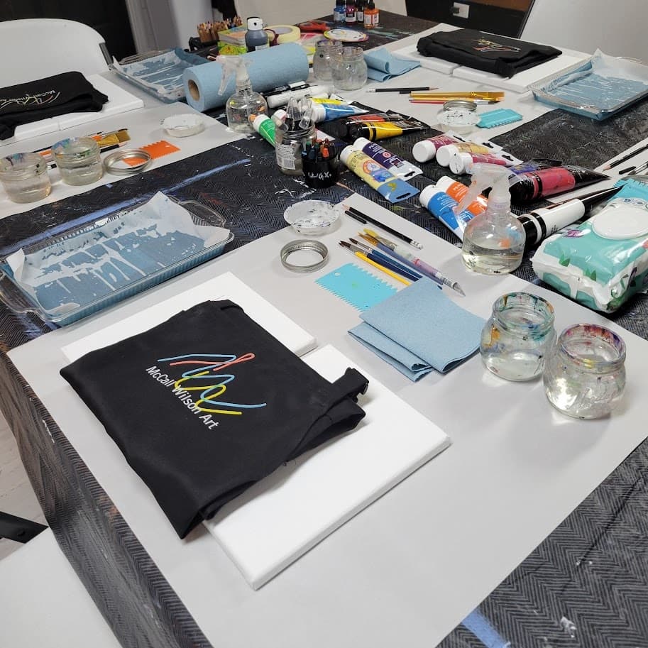 Indoor Art Class at The Arts Port Royal for Beginners