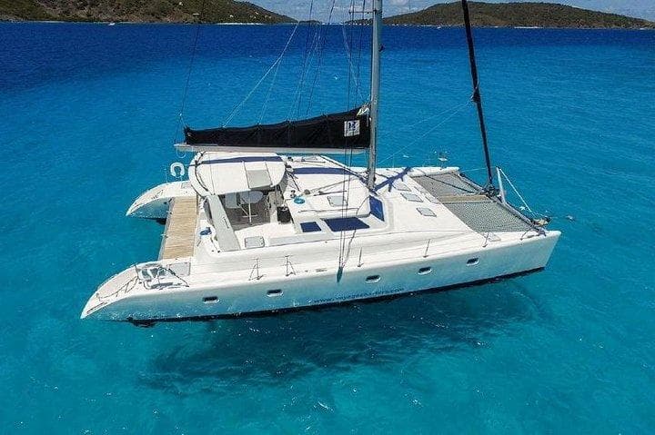 Luxury Half-Day Sailing Adventure in St. Thomas and St. John on a 50' Catamaran