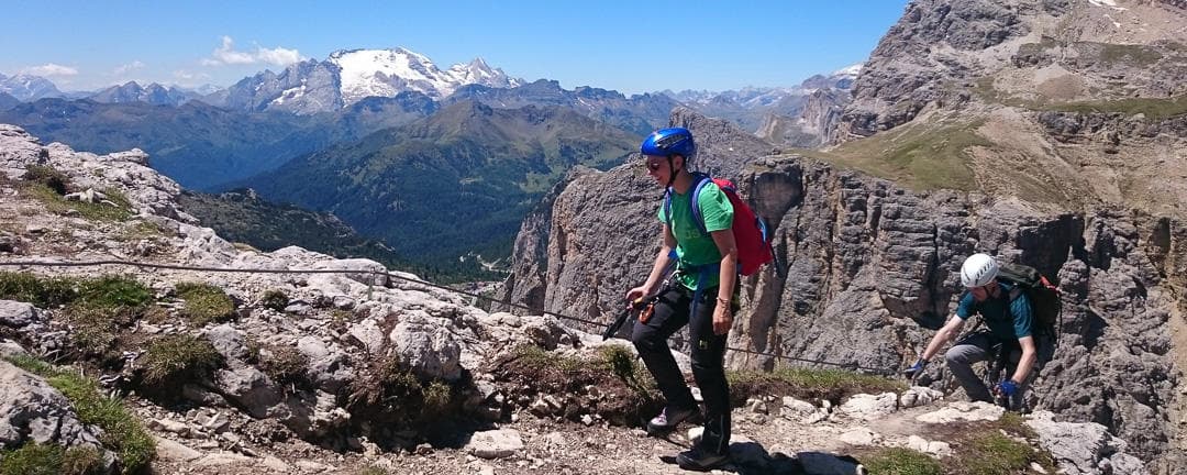 Ferrata degli Alpini Adventure with Giovanni Orlando in Cortina