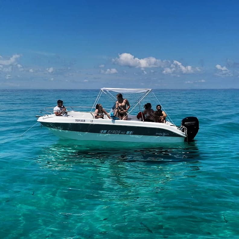 Boating Adventure with TropeaSub Diving Center in Tropea