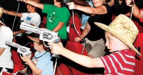 Shoot 'Em Up Cinema at Holrob Gatlinburg Attractions