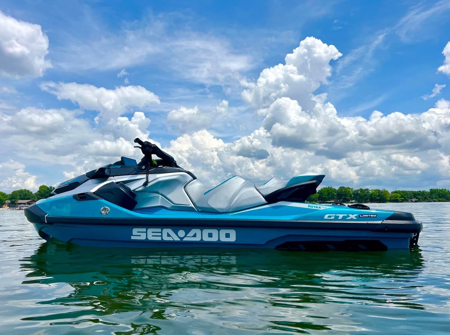 Sea-Doo GTX Limited 325 on Tims Ford Lake: Luxury Jet Ski Rental in Winchester, TN