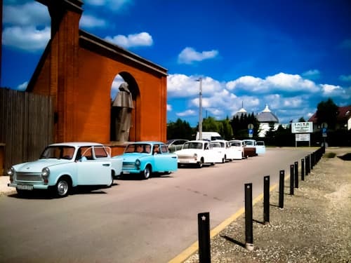 Historic Trabant Ride & Memento Park Tour in Budapest