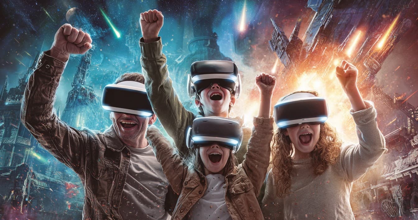 Family VR Adventure with Virtua in Barcelona