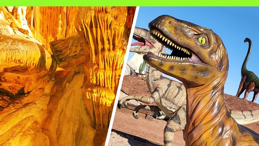 Cave & Dino Trail Tour at Crystal Cave for School Groups