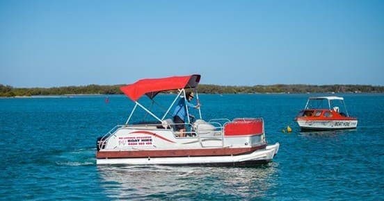 Pumicestone Passage BBQ Pontoon with Bill's Boat Hire