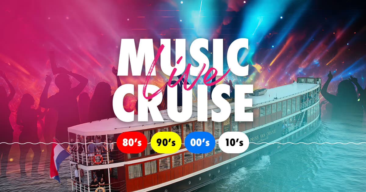 Amsterdam Nightlife Afloat: 80s–10s Music Cruise on Salonboat Prins van Oranje