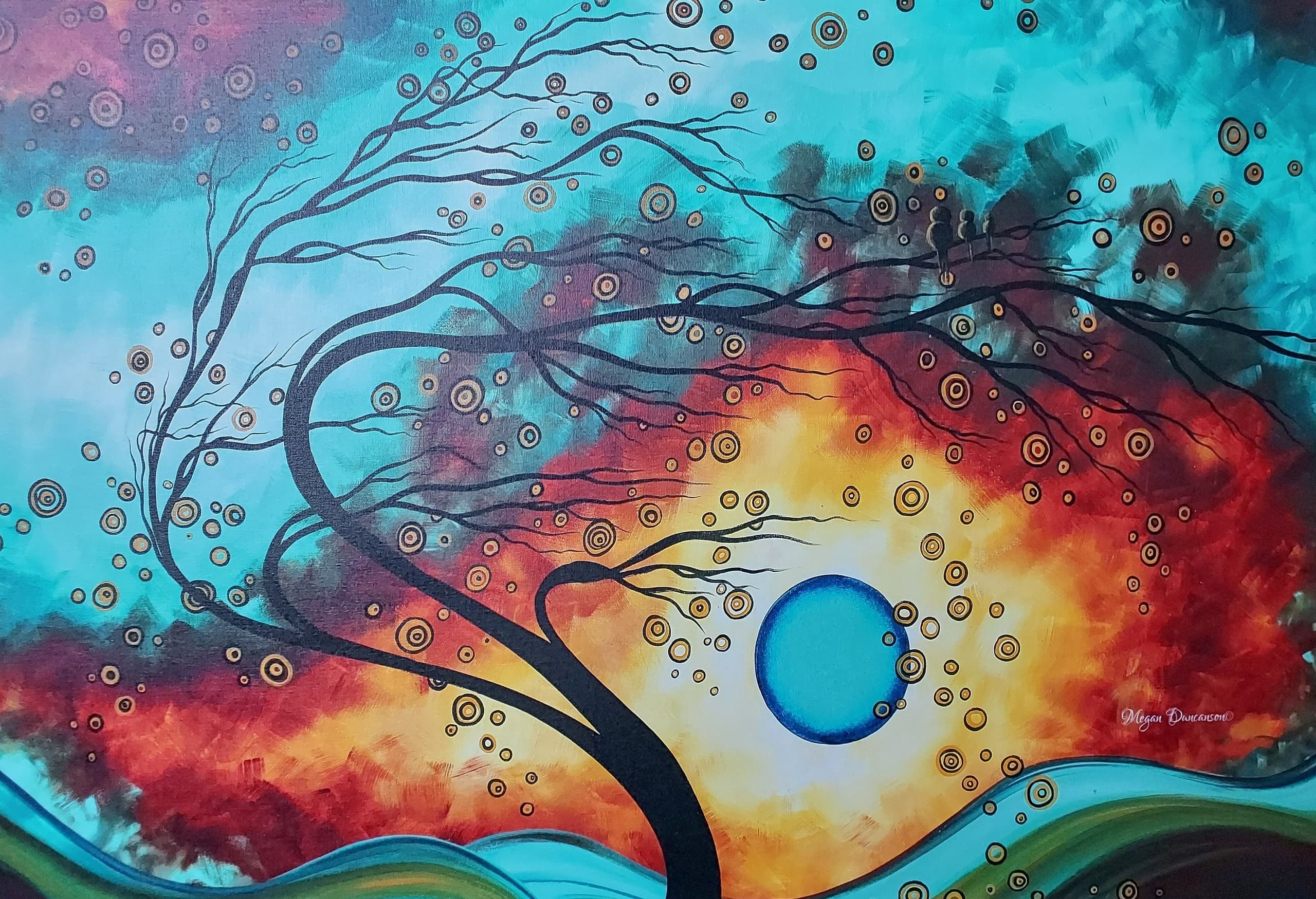 Acrylic Tree Dance with Susan Stone in Port Royal: Paint the Wind