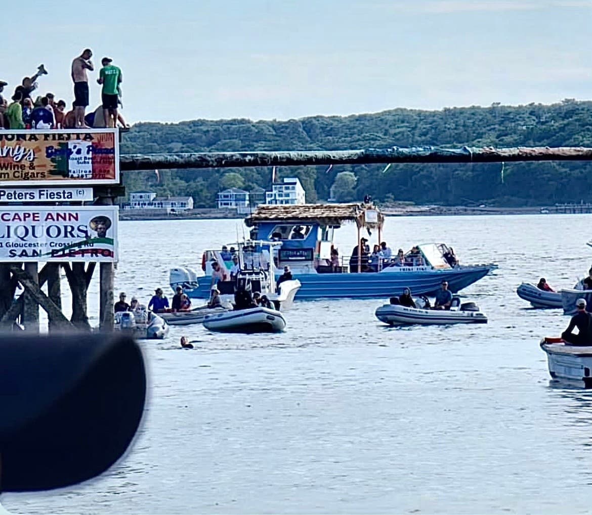 Harbor Front Seats: Saint Peter’s Fiesta Greasy Pole Cruises in Gloucester