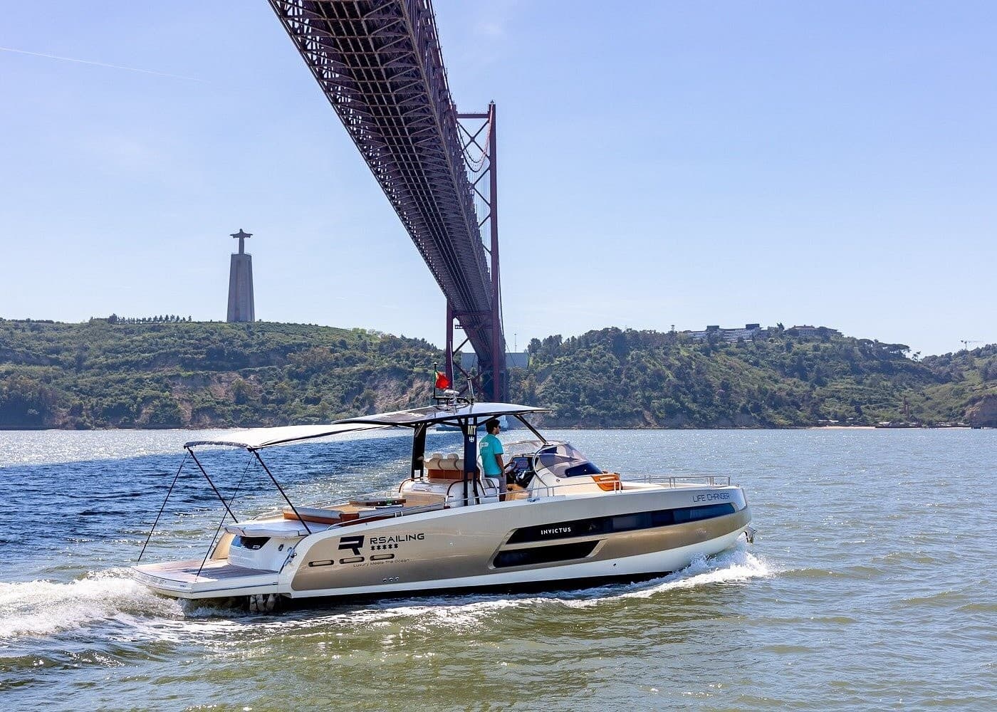 Sail Lisbon's Tagus on a Luxury Yacht Charter with Gourmet Options photo 3