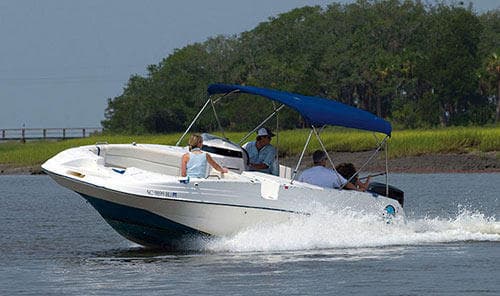 Dolphin Boat Tours on Hilton Head with Outside
