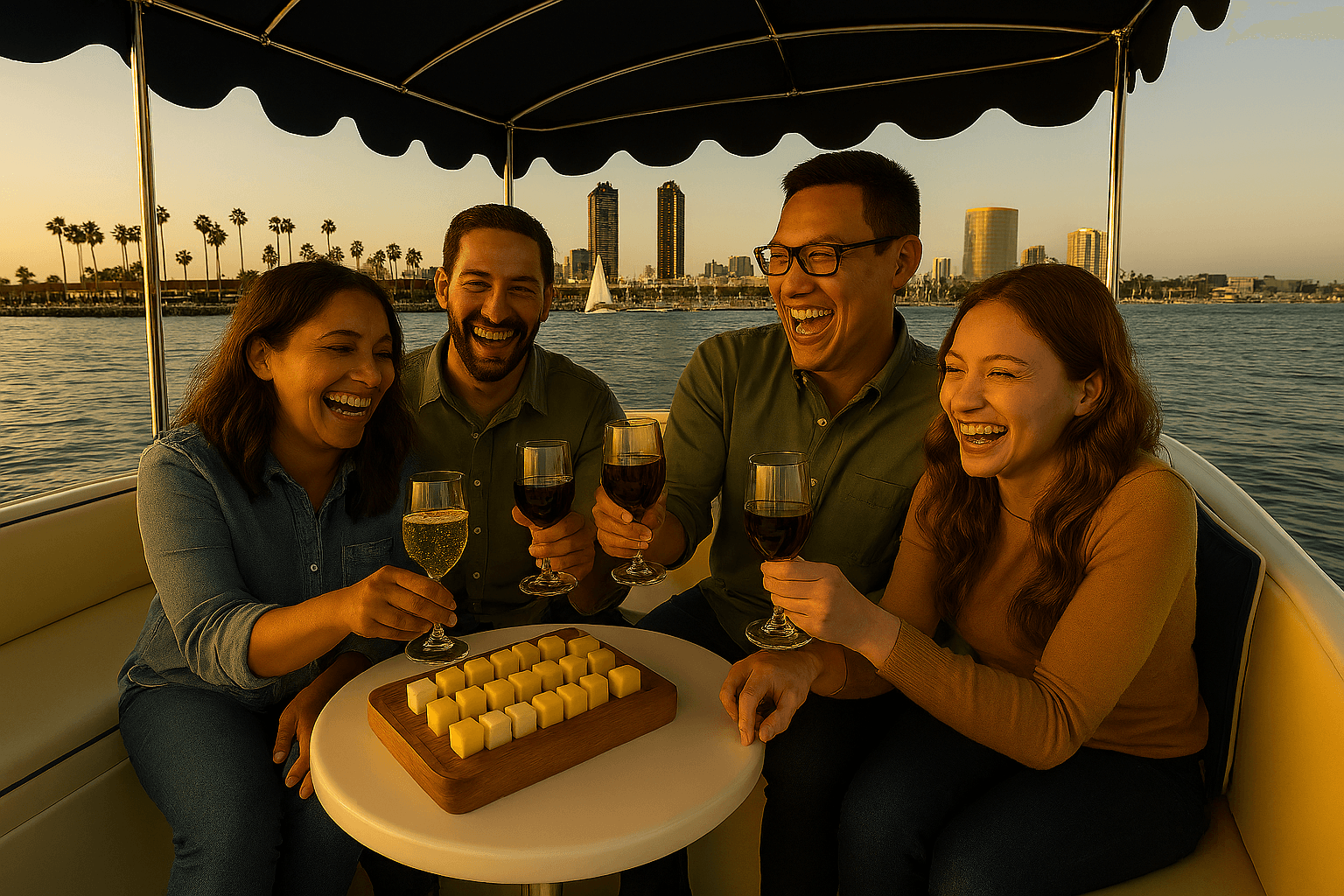 San Diego Bay Sip & Savor Cruise: Private Wine and Cheese Harbor Experience photo 1
