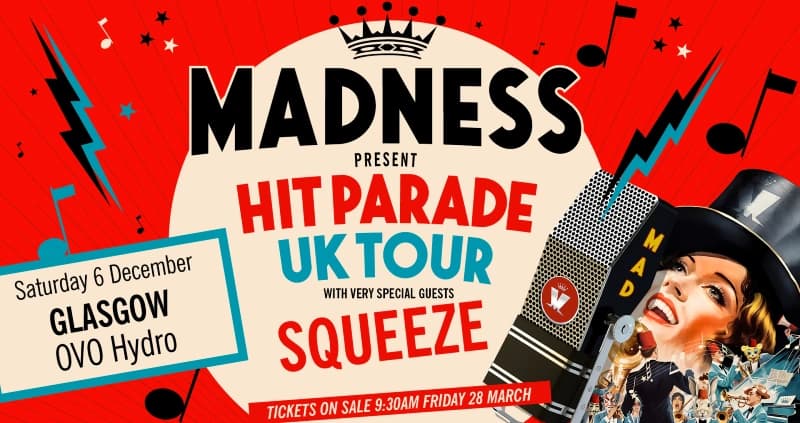 Experience Madness Live at Glasgow’s OVO Hydro with Ferguson’s Coaches
