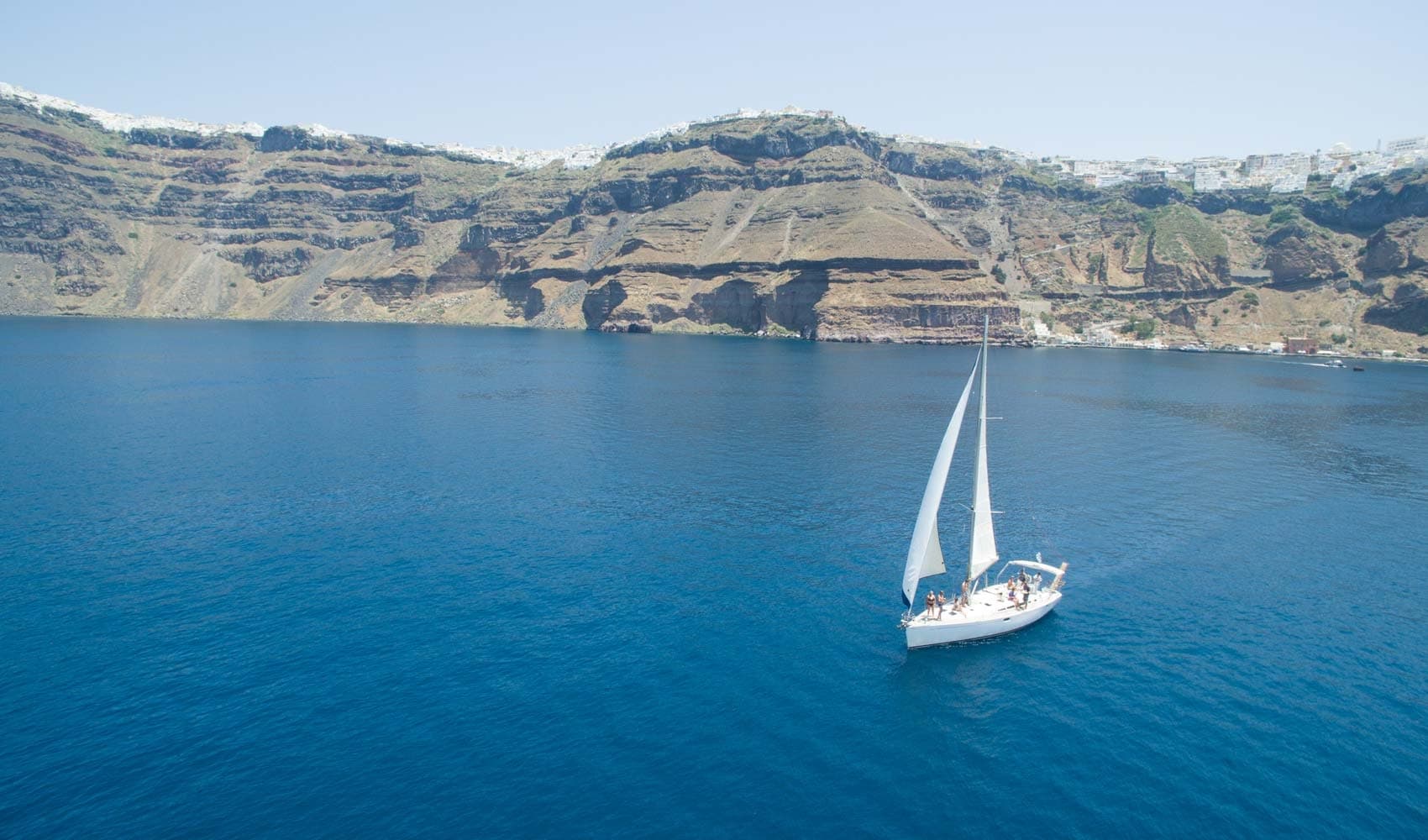 Santorini Semi-Private Caldera Cruise with Barca Sailing