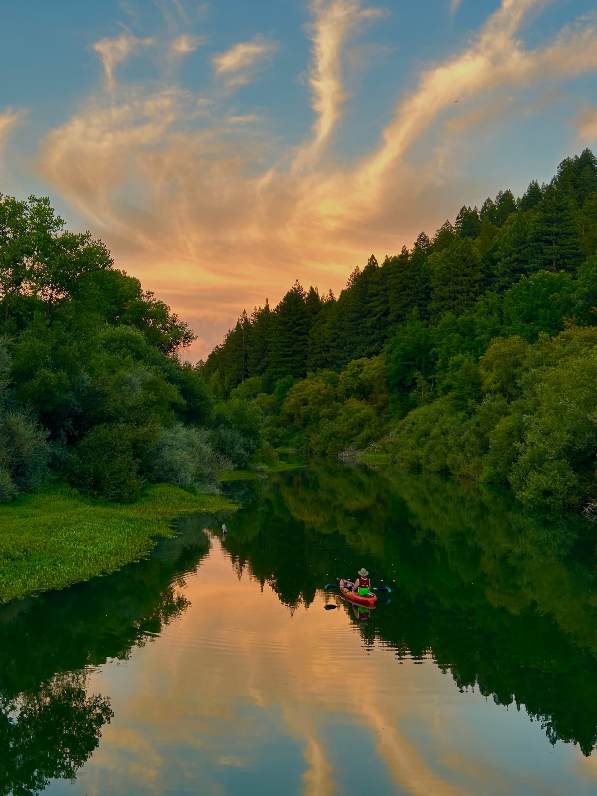 Sunset Evening Paddle Adventure in Healdsburg, CA