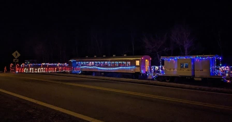 Magical Santa Train Ride in Mount Perry, Ohio