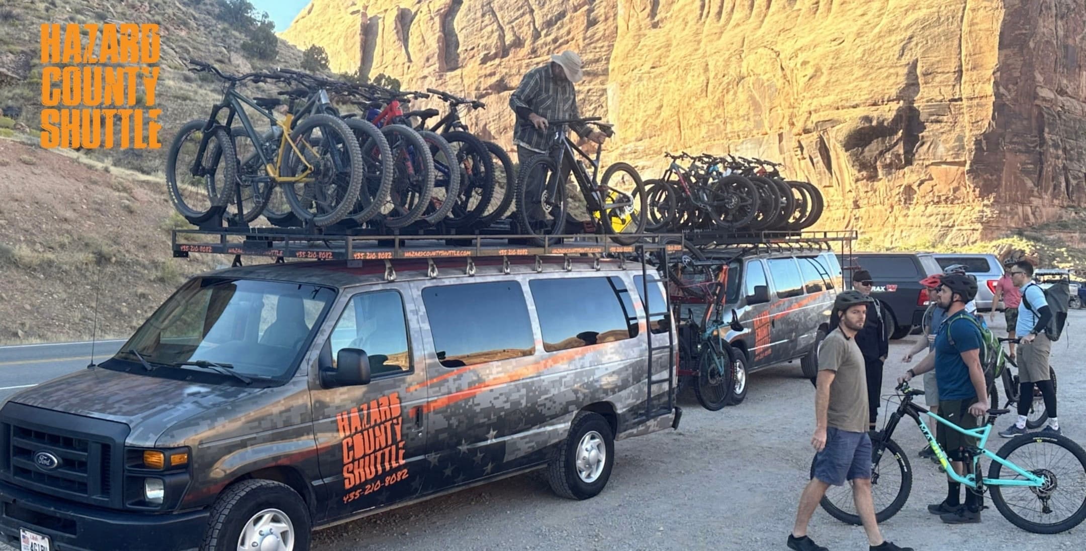 Mountain Biking Adventure with Hazard County Shuttle in Moab
