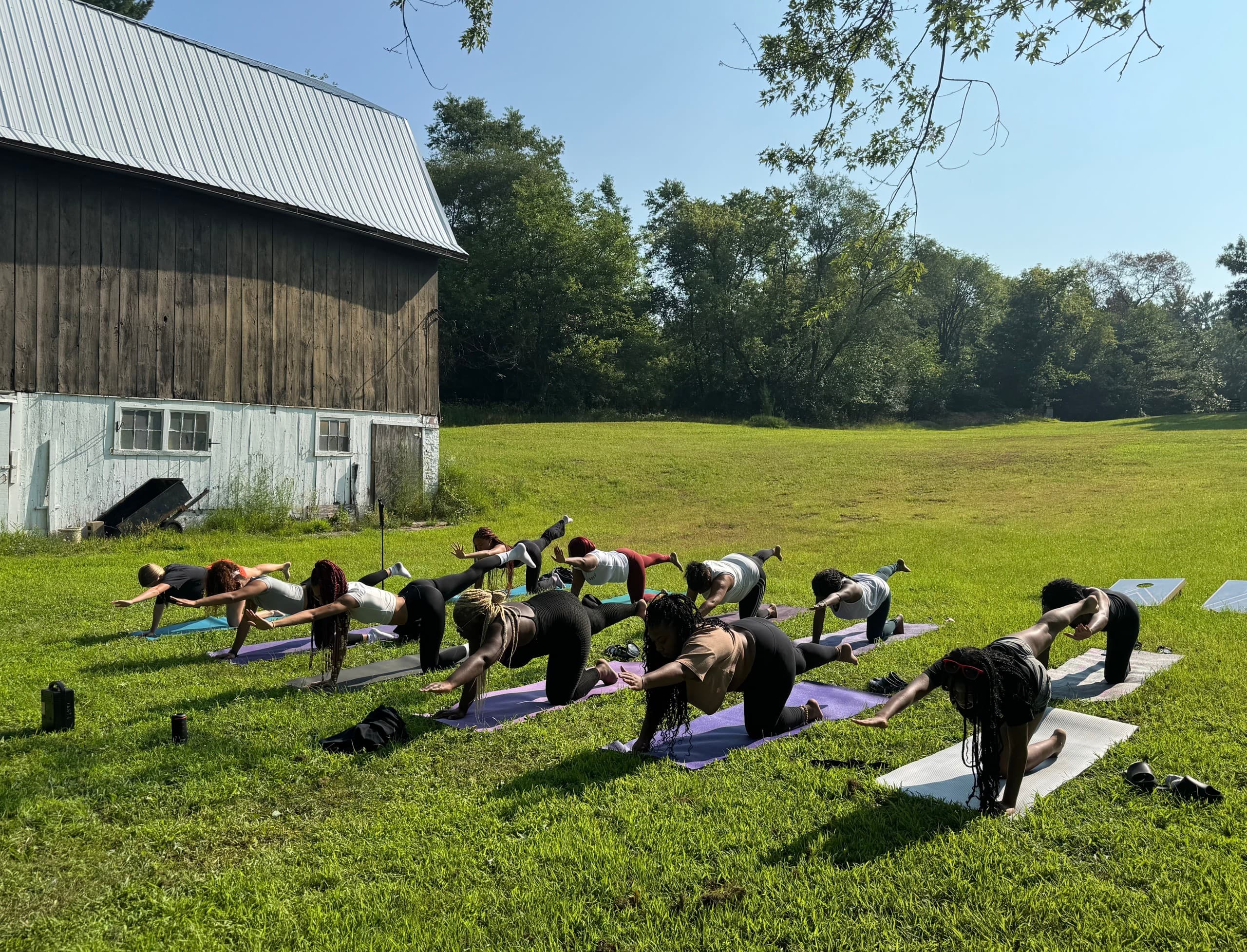 Barn-Lawn Yogalates: Morning Movement at CASACAMPO in Wisconsin Dells photo 2