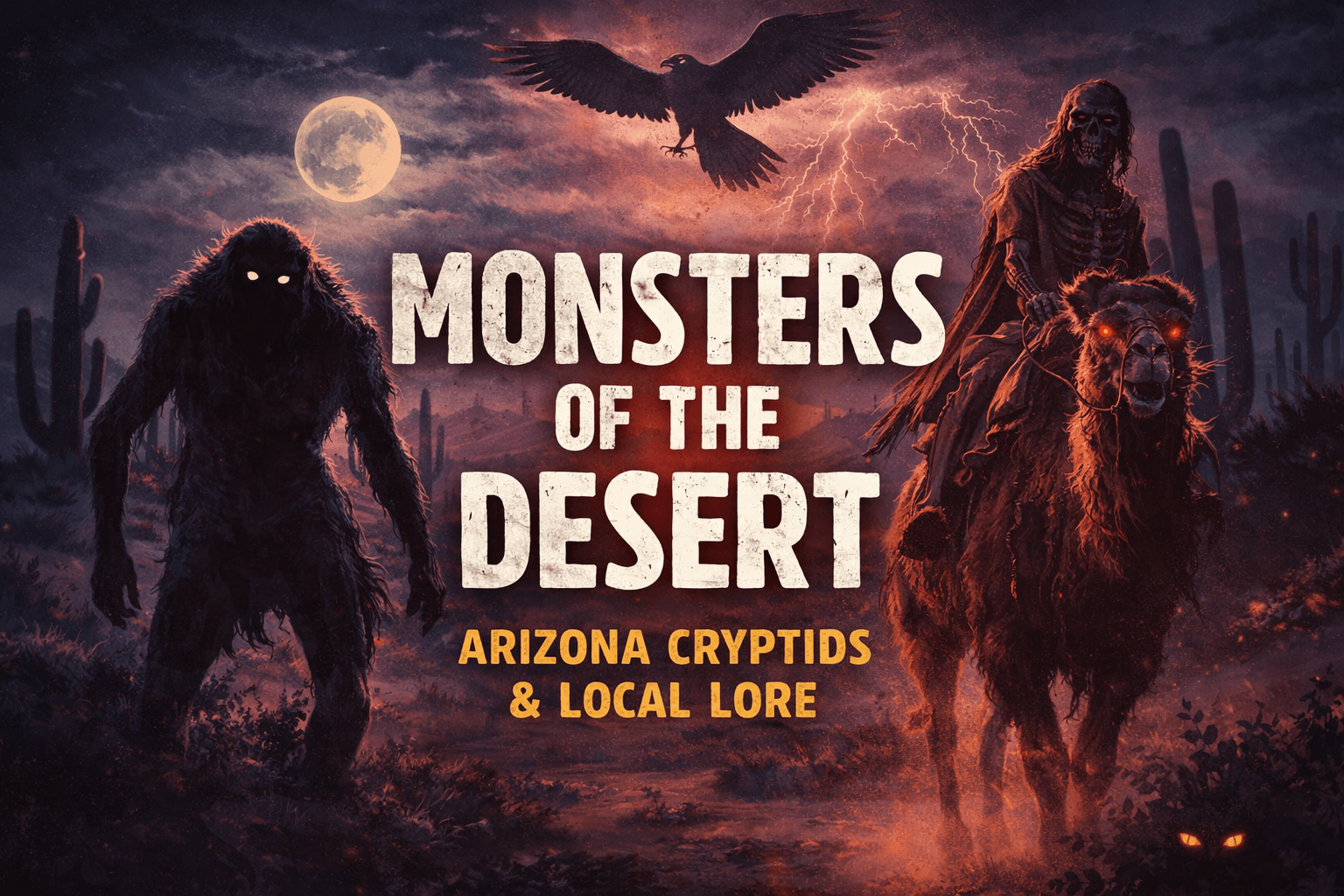 Monsters of the Desert: Exploring Arizona Cryptids and Southwestern Ghost Lore