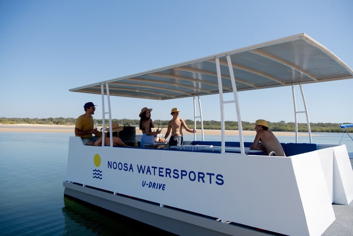 12-Seat BBQ Pontoon Adventure with Noosa Watersports