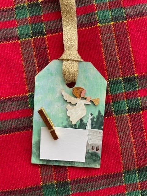Reusable Gift Tag Painting Workshop in Oshawa — DIY Holiday Craft Night photo 1